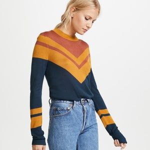 FREE PEOPLE Show Off Your Stripes Pullover Retro